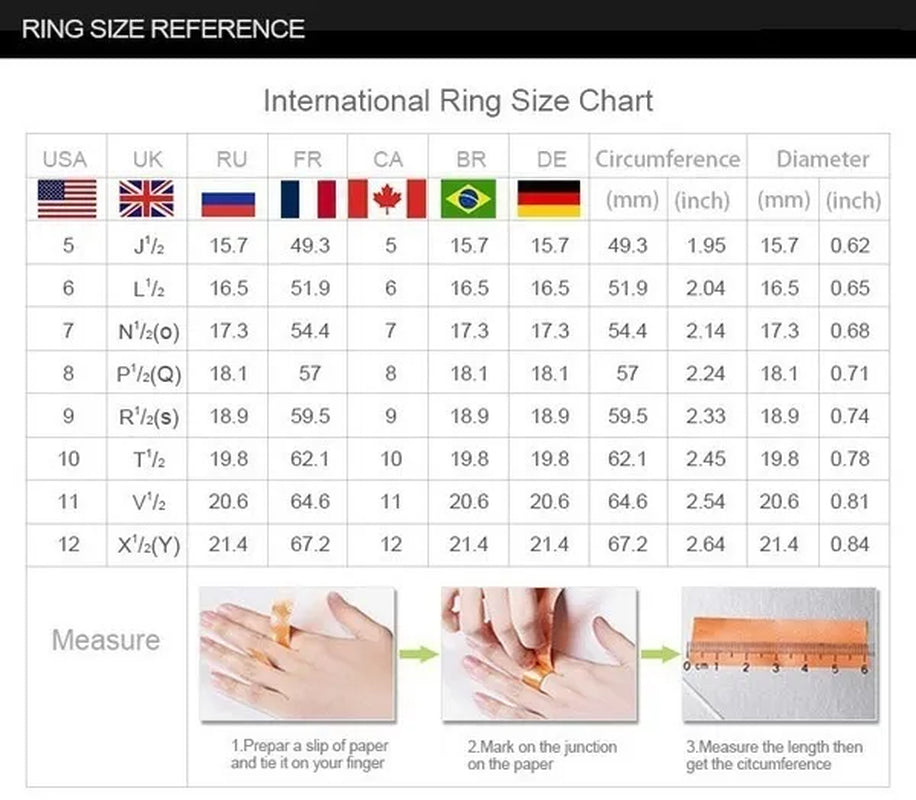 Dazzling 925 Sterling Silver Natural Gemstone White Sapphire Rings Set Bride Wedding Engagement Fine Jewelry Size 6 7 8 9 10 - WORLD TIME VISITS