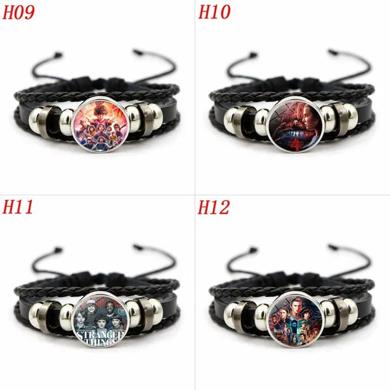 12 Styles Stranger Things 4 Hellfire Club Time Gem Bracelets & Bangles for Unisex Women Men Fashion Jewelry Gifts - WORLD TIME VISITS