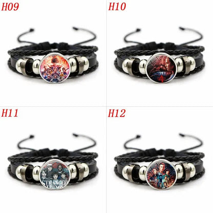 12 Styles Stranger Things 4 Hellfire Club Time Gem Bracelets & Bangles for Unisex Women Men Fashion Jewelry Gifts - WORLD TIME VISITS