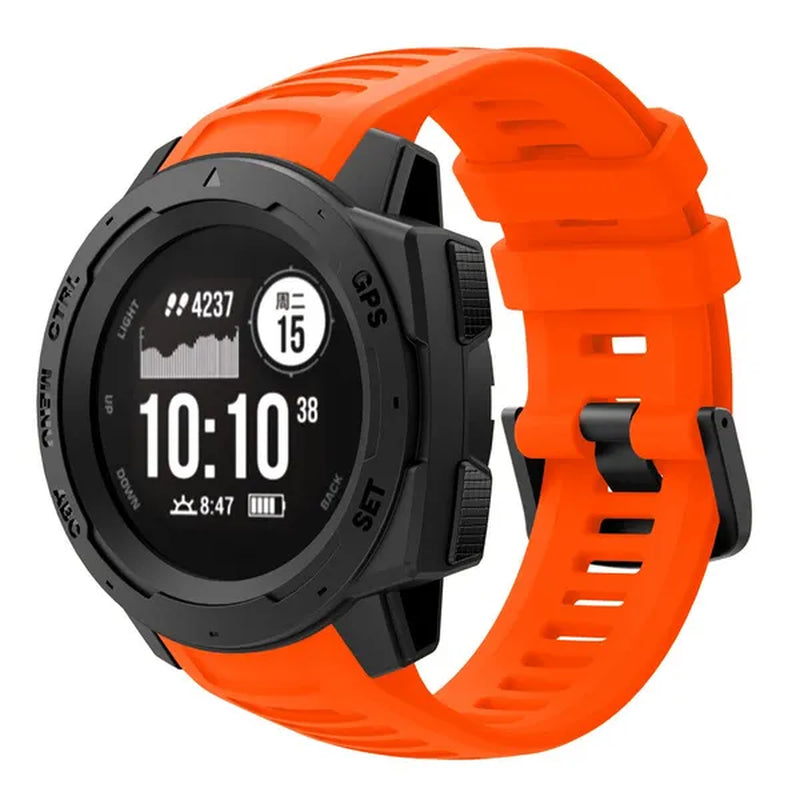 Garmin Instinct Watch Band 22mm Silicone Strap, Used for Smart Watch Replacement Wristband, Garmin Instinct Color Bracelet