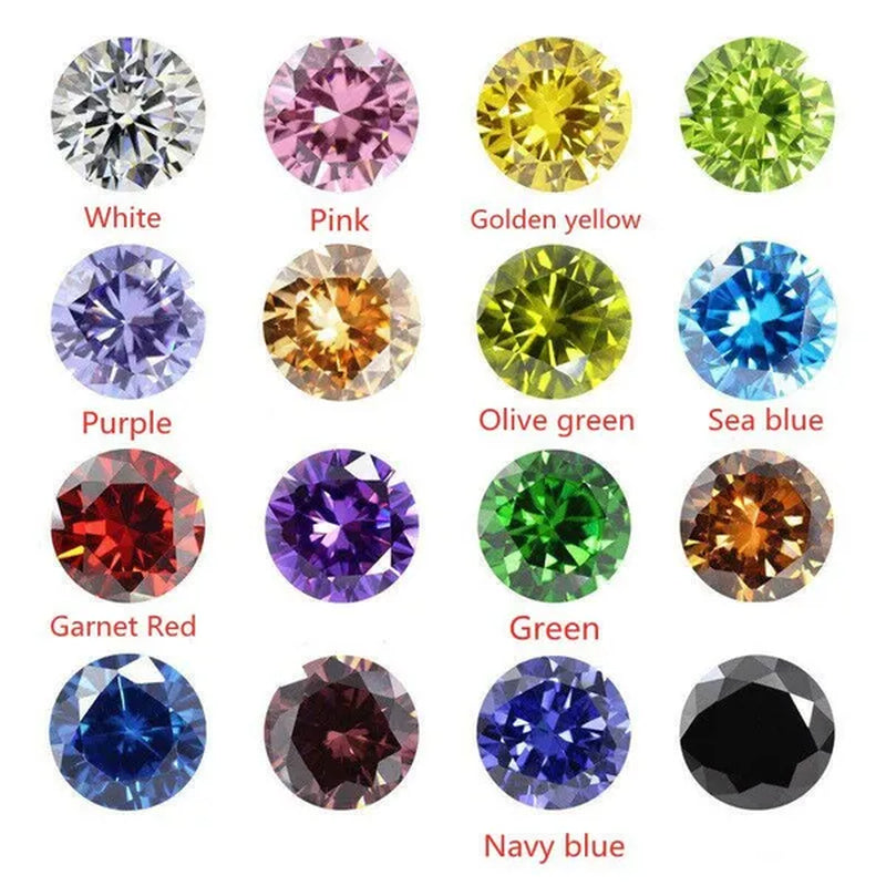 Moissanite Jewelry round Brilliant Cut Diamonds in Bulk