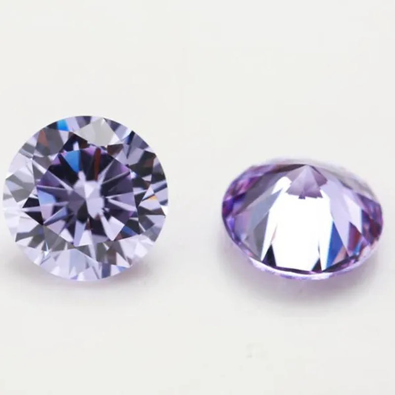 6.5Ct Loose Gemstone round Cut Cubic Zirconia Stone Jewelry Production Craft Bead Grade VVS 10.0 Mm/0.393Inch - WORLD TIME VISITS