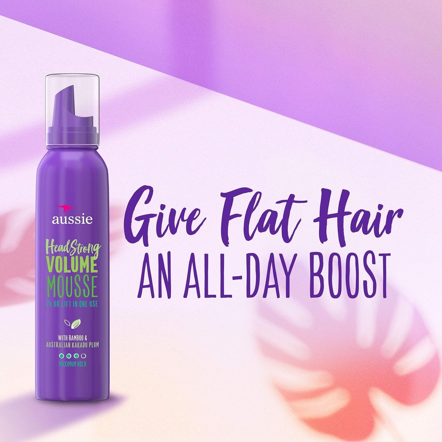 Headstrong Volume with Bamboo & Kakadu Plum Mousse, 6.0 Fl Oz, 4.669 Fl Oz