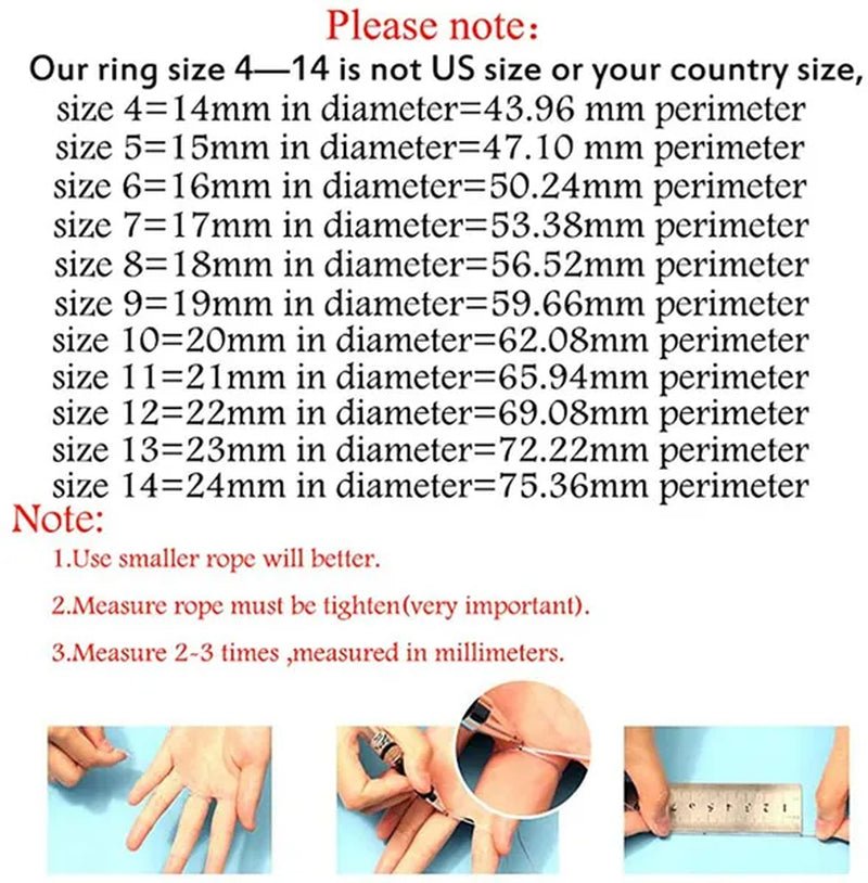 Fashion Punk Stainless Steel 8mm Rings for Men Chain Rings Biker Grooved Edge, Size 5 - 13 - WORLD TIME VISITS