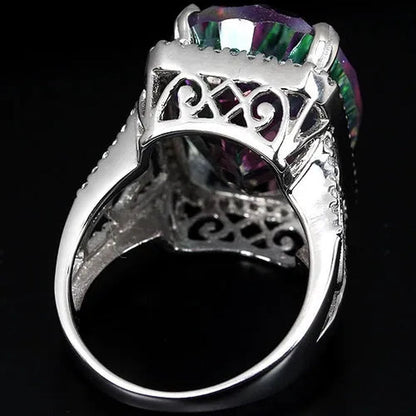 Fashion Classic Lady's Multicolor Sapphire Jewelry  Ring Size 6-10