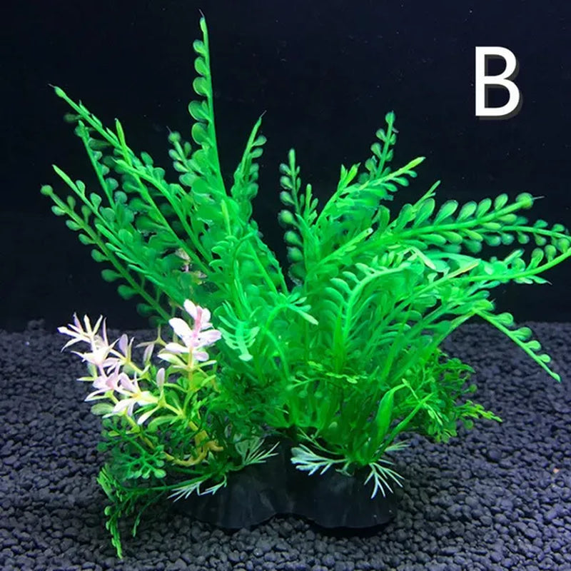 Simulation Artificial Plants Aquarium Decor Water Weeds Ornament Plant Fish Tank Aquarium Grass 14Cm Decoration