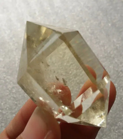 Natural citrine yellow crystal Double pointed Energy Bar crystal collection
