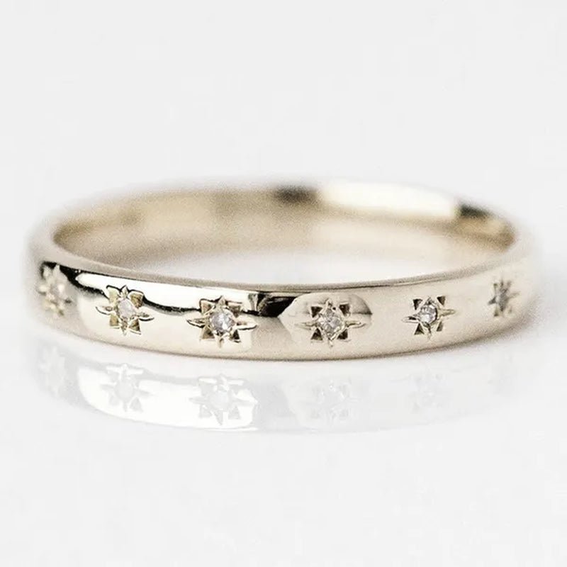 Luxury Bride Jewelry for Women Rings Fashion 925 Sterling Silver Diamond Wedding Band Proposal Engagement Anniversary Party Accessories Gift - WORLD TIME VISITS
