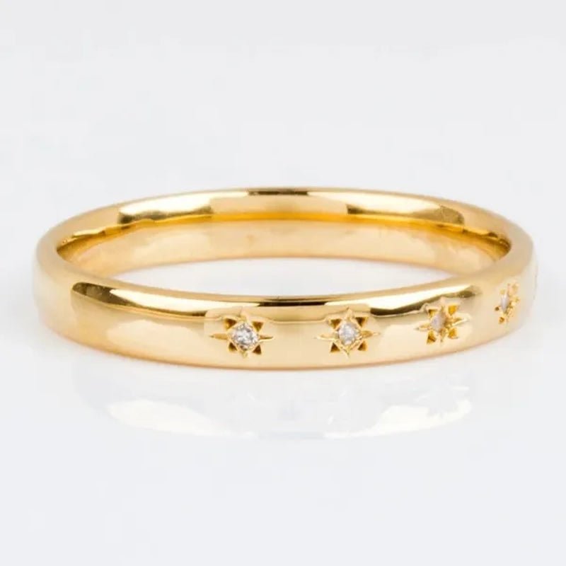 Luxury Bride Jewelry for Women Rings Fashion 925 Sterling Silver Diamond Wedding Band Proposal Engagement Anniversary Party Accessories Gift - WORLD TIME VISITS