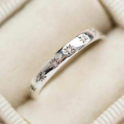 Luxury Bride Jewelry for Women Rings Fashion 925 Sterling Silver Diamond Wedding Band Proposal Engagement Anniversary Party Accessories Gift - WORLD TIME VISITS