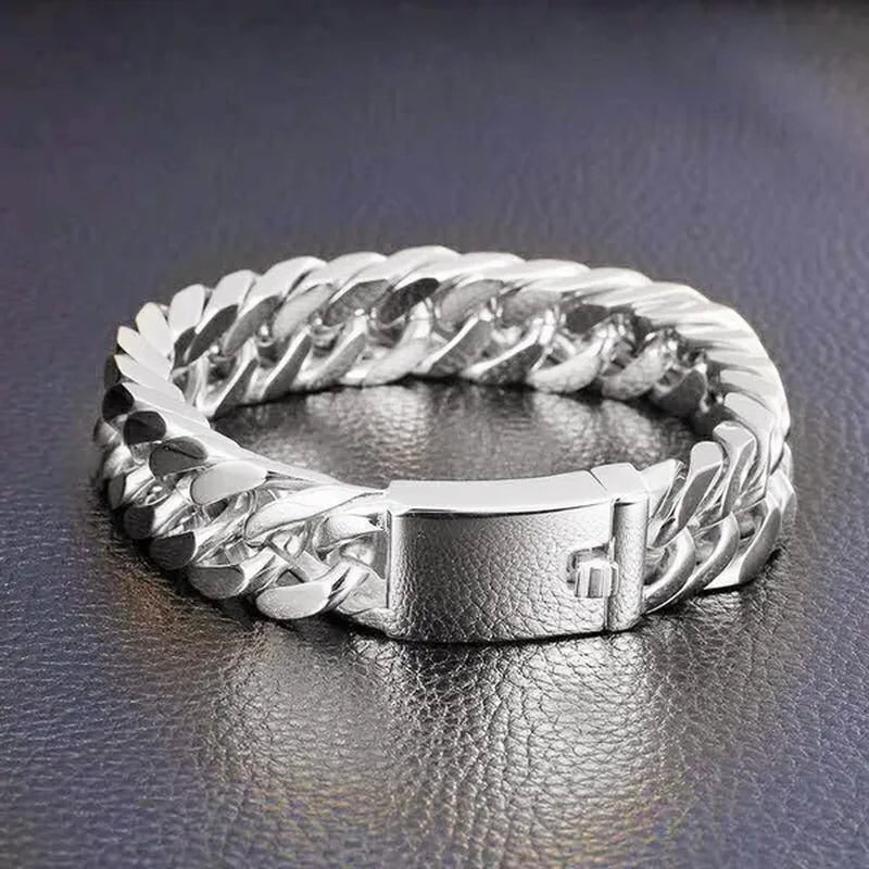 Luxury Fashion Creative Men's and Women's Bracelets Gold Black Silver Bracelets Party Hip - hop Bracelets Punk Bracelets Birthday Party Jewelry Gifts - WORLD TIME VISITS