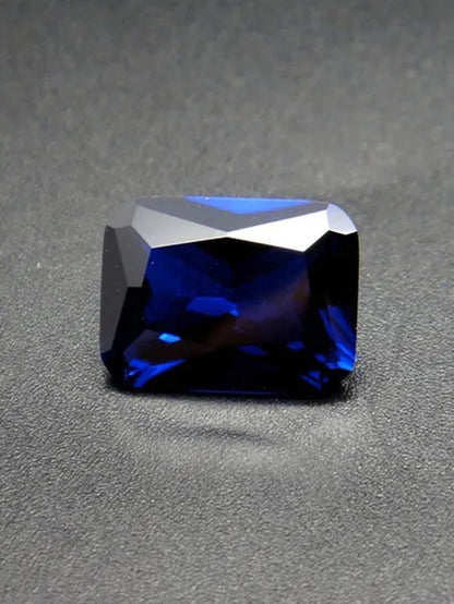 Natural Cutting 3A Blue Tanzania Sapphire Unheated 6x8mm 7x7mm Corundum Spinel Various Shapes Mosaic Jewelry Diy Blue Gem AAA - WORLD TIME VISITS