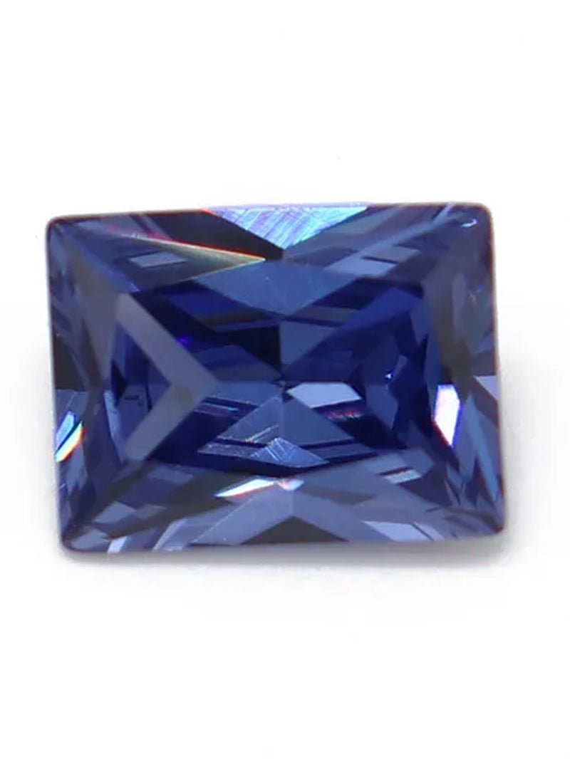 Natural Cutting 3A Blue Tanzania Sapphire Unheated 6x8mm 7x7mm Corundum Spinel Various Shapes Mosaic Jewelry Diy Blue Gem AAA - WORLD TIME VISITS