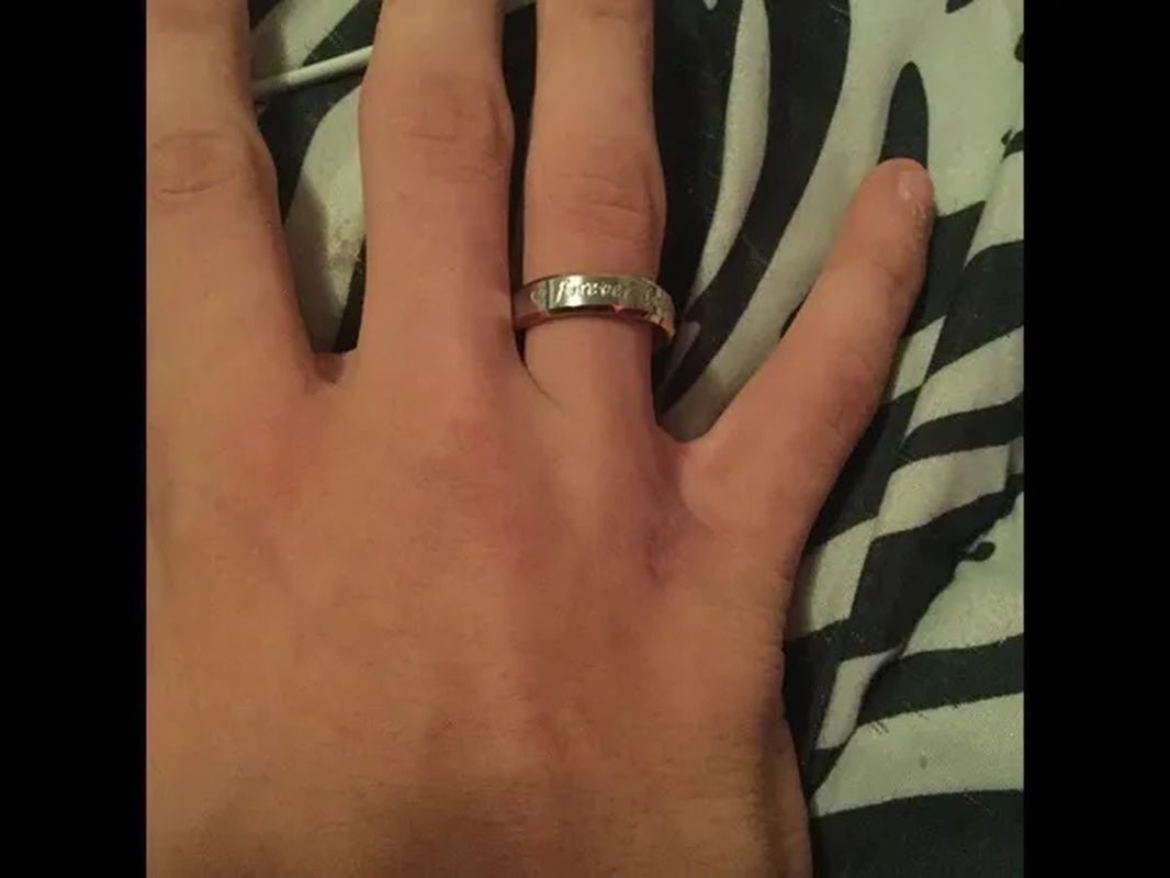 New Eternal love gold and silver rings Couple Gold Ring - WORLD TIME VISITS
