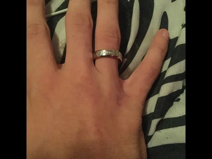 New Eternal love gold and silver rings Couple Gold Ring - WORLD TIME VISITS