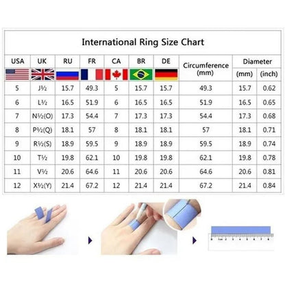 Newest 3Pcs/Set Women'S 18 K Gold Multilayer Hollow Turquoise Ring Band Exquisite Moissanite Engagement Wedding Rings Ethnic Anniversary Birthday Christmas Gift Jewelry - WORLD TIME VISITS