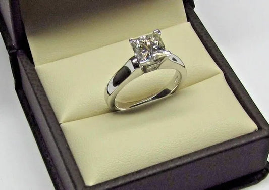 Sparkling 925 Sterling Silver Natural Gemstone White Sapphire Diamond Ring Wedding Engagement Fine Jewelry Size 6 7 8 9 10 - WORLD TIME VISITS