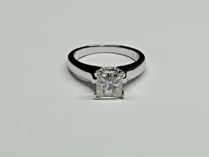 Sparkling 925 Sterling Silver Natural Gemstone White Sapphire Diamond Ring Wedding Engagement Fine Jewelry Size 6 7 8 9 10 - WORLD TIME VISITS