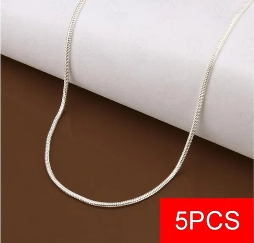 Women's Fashion Snake Bone Necklace Pendant Accessories Collarbone Chain Necklace Jewelry 16 - inch - 30 Inches - WORLD TIME VISITS
