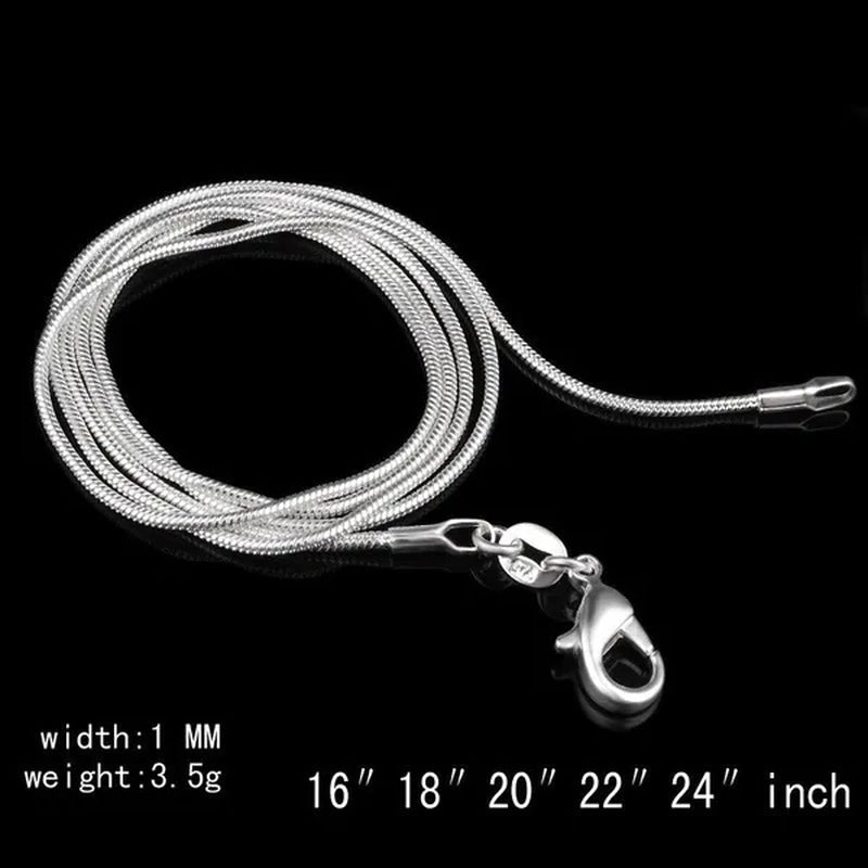 Women's Fashion Snake Bone Necklace Pendant Accessories Collarbone Chain Necklace Jewelry 16 - inch - 30 Inches - WORLD TIME VISITS