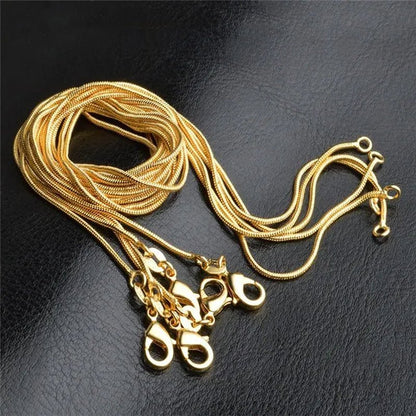 Women's Fashion Snake Bone Necklace Pendant Accessories Collarbone Chain Necklace Jewelry 16 - inch - 30 Inches - WORLD TIME VISITS
