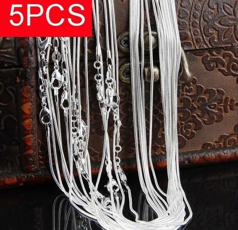Women's Fashion Snake Bone Necklace Pendant Accessories Collarbone Chain Necklace Jewelry 16 - inch - 30 Inches - WORLD TIME VISITS