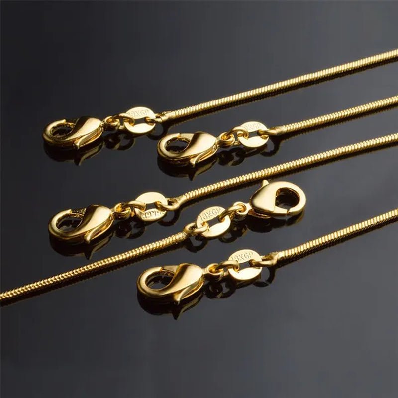 Women's Fashion Snake Bone Necklace Pendant Accessories Collarbone Chain Necklace Jewelry 16 - inch - 30 Inches - WORLD TIME VISITS