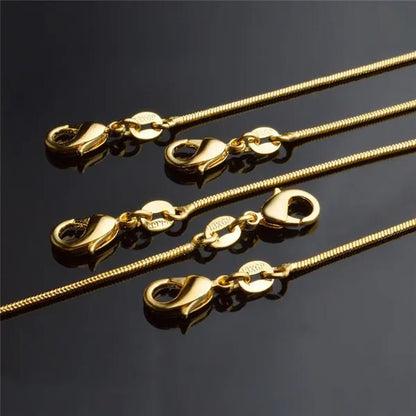 Women's Fashion Snake Bone Necklace Pendant Accessories Collarbone Chain Necklace Jewelry 16 - inch - 30 Inches - WORLD TIME VISITS