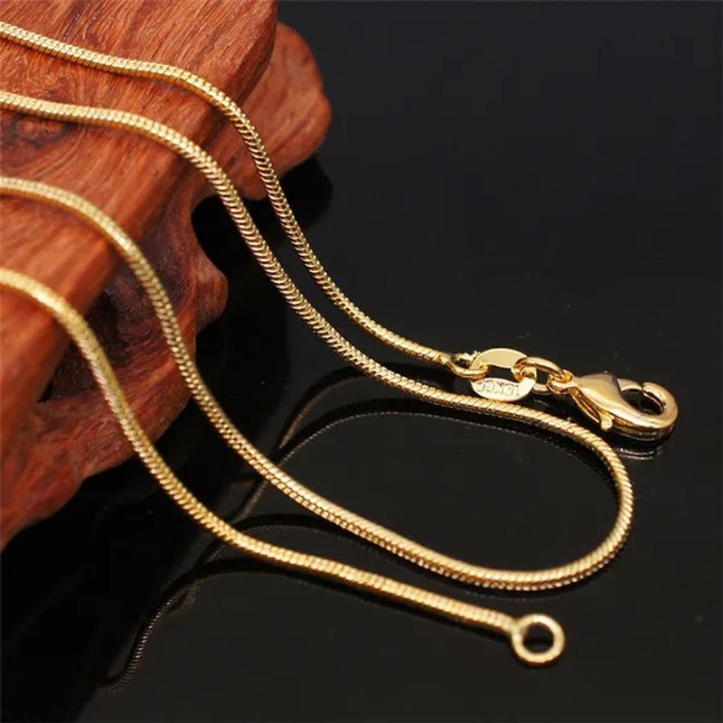 Women's Fashion Snake Bone Necklace Pendant Accessories Collarbone Chain Necklace Jewelry 16 - inch - 30 Inches - WORLD TIME VISITS