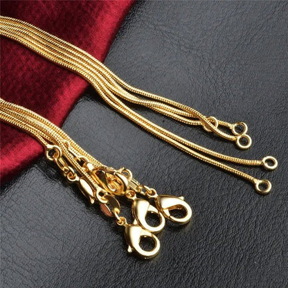 Women's Fashion Snake Bone Necklace Pendant Accessories Collarbone Chain Necklace Jewelry 16 - inch - 30 Inches - WORLD TIME VISITS