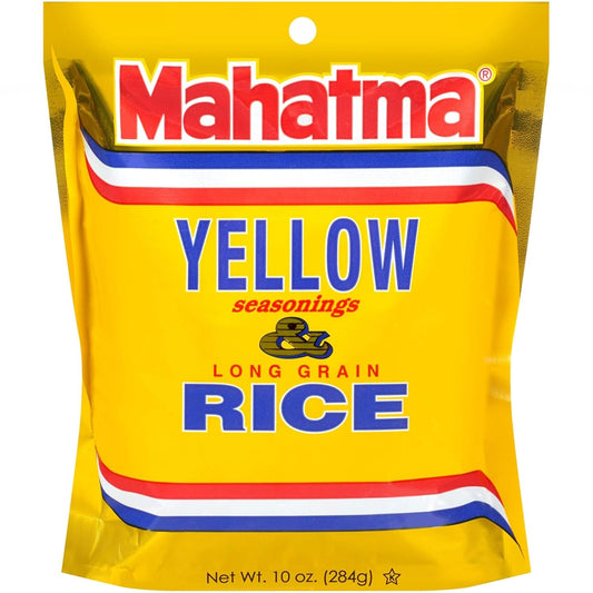 Yellow Seasonings & Long Grain Rice, Gluten - Free, Non - Gmo, Vegan, 10 Oz Bag - WORLD TIME VISITS