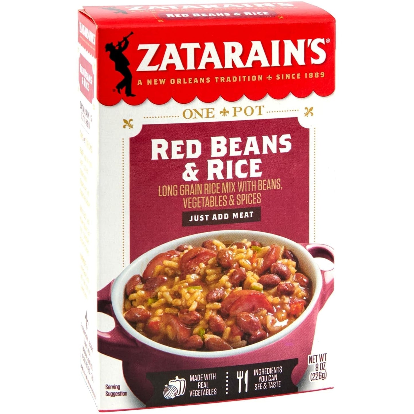 Zatarain'S Red Beans & Rice, 8 Oz - WORLD TIME VISITS